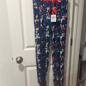 Secret Stock Reserve Mickey & Friends Baseball Bamboo Jogger Pants size XS NWT
